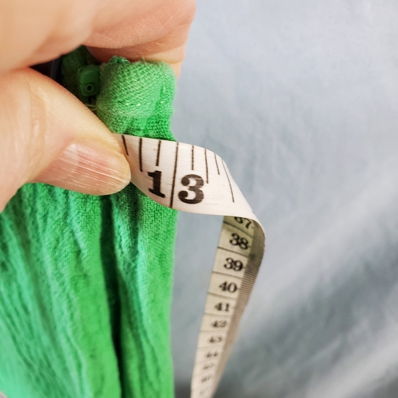 Prettylittlething Green Wrap Look Mini Skirt Size 4 - Picture 8 of 9